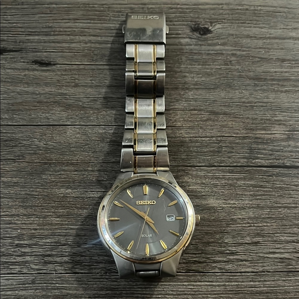 Seiko Two-Tone Solar Watch